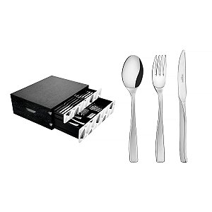 Faqueiro Aco Inox 101Pcs C/Estojo Tramontina 66914215
