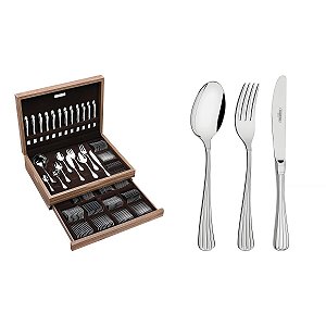 Faqueiro Aco Inox 130Pcs C/Estojo Tramontina 66916220