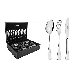 Faqueiro Aco Inox 130Pcs C/Estojo Tramontina 66917224