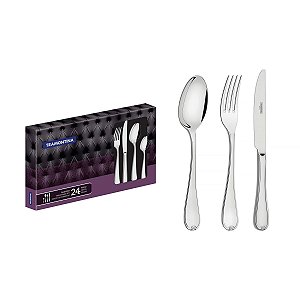 Faqueiro Aco Inox 24Pcs Vicenza Tramontina 66924000