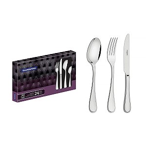 Faqueiro Aco Inox 24Pcs Firenze Tramontina 66925005