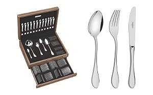 Faqueiro Aco Inox 101Pcs C/Estojo Tramontina 66932215