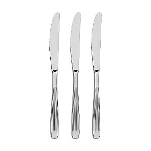 Jg Faca Mesa Aco Inox 3Pcs Athenas Tramontina 66940035
