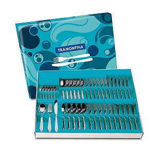 Faqueiro Aco Inox 42Pcs Athenas Tramontina 66940040