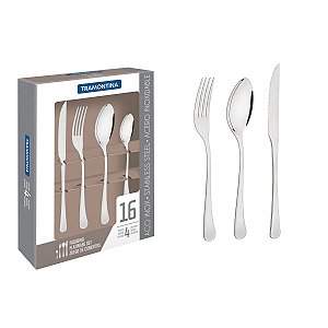 Faqueiro Aco Inox 16Pcs Havana Tramontina 66945554