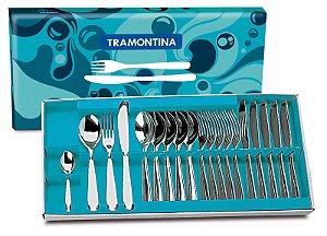 Faqueiro Aco Inox 24Pcs Cosmos Tramontina 66950840