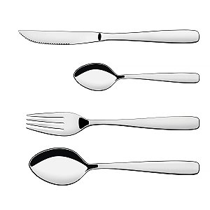 Faqueiro Aco Inox 24Pcs  Amazonas Tramontina 66960976