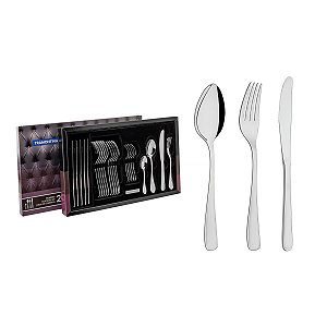 Faqueiro Aco Inox 24Pcs Continental Tramontina 66965000