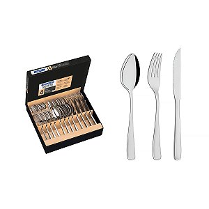 Faqueiro Aco Inox 24Pcs Continental Tramontina 66965124