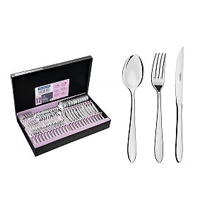 Faqueiro Aco Inox 72 Pcs Satri Tramontina 66982154
