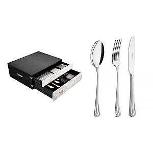 Faqueiro Aco Inox 101 Pcs Escultura Tramontina 66988210