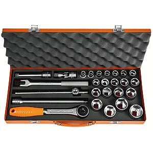 Maleta Soquetes E Acess  1/2" 27Pcs Tramontina 44831427
