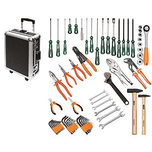 Maleta Com Ferramentas 70Pcs Tramontina 44961070
