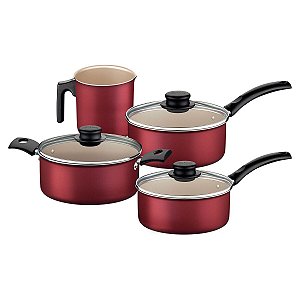 Panela Alum Turim Vermelho Tramontina 20297797