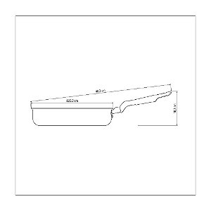Frigideira Reta Alum 22Cm Loreto Grafite Tramontina 20381022