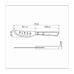 Faca Pizz Inox Castanho Tramontina 29810168