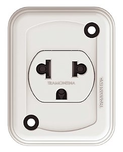 Tomada Ret  2P+T Universal 10A-250V Tramontina 57400158