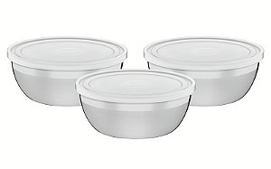 Jg Pote Inox 3 Pcs Tampa Freezinox Tramontina 64220193