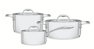 Jg Panelas Aco Inox 3Pcs  Vega Tramontina 65780013