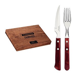 Talher Churrasco 12Pc Polywood Vermelho Tramontina 21198789