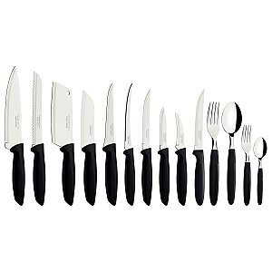 Kit Cozinha Inox 39Pc Preto Tramontina 23498061
