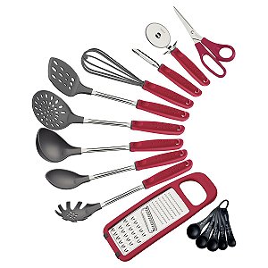 Jogo Utensilio 11Pc Utilit Vermelho Tramontina 25699737