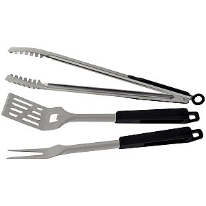 Jogo Utensilios Inox 3Pc Black Tramontina 26599020