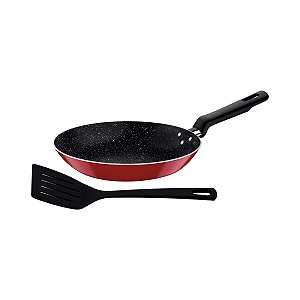 Frigideira Alum 18Cm C/Espatula Vermelho Tramontina 27815726