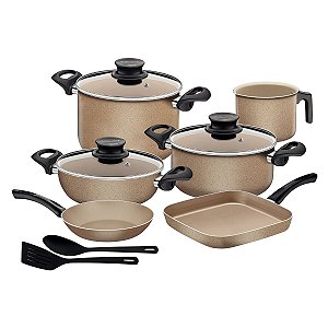 Jogo Panelas Alum 11Pc Paris Cre Tramontina 27899170