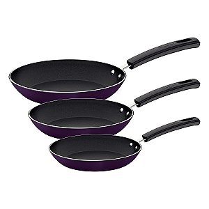 Jogo Frigideira Alum 3Pc Ritual Rox Tramontina 27899372