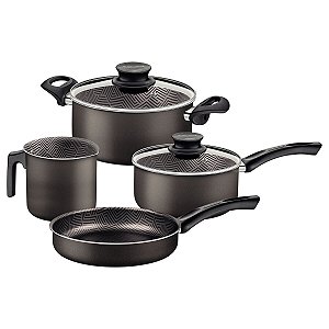 Jogo Panelas Alum 4Pc Paris Chumbo Tramontina 28599621