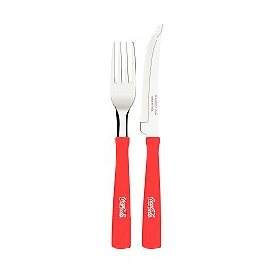 Jogo Talheres 2Pc New Kolor Vermelho Tramontina 29899428