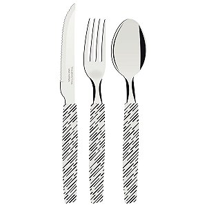 Talher Inox Munique Branco Tramontina 29899432