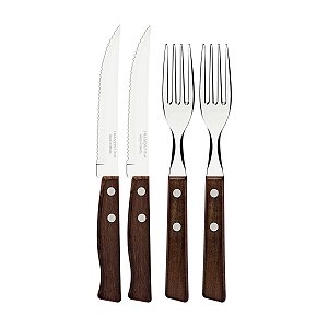 Jogo Talheres Inox 4Pc Tradicional Tramontina 29899440