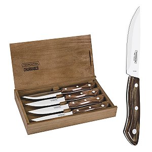 Cj Faca Inox 4Pc Castanho Tramontina 29899514