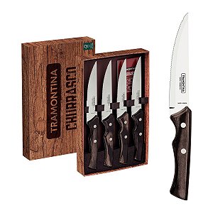 Cj Faca Inox 4Pc Castanho Tramontina 29899579