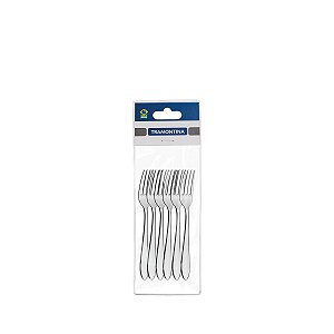 Jg Garfo Sobrem Aco Inox 6Pcs Satri Tramontina 63982056