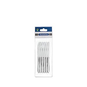 Jg Faca Sobrem Aco Inox 6Pcs Satri Tramontina 63982066