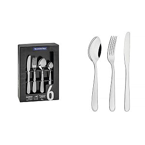 Faqueiro Aco Inox 24Pcs Angra Tramontina 66903008