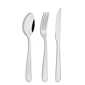 Faqueiro Aco Inox 30Pcs Angra Tramontina 66903450