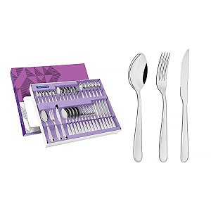 Faqueiro Aco Inox 36 Pcs Angra Tramontina 66903794