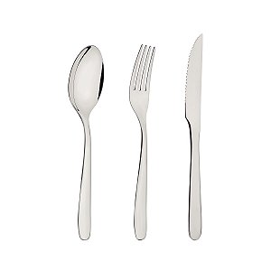 Jg Faca Garfo Colher Inox 3Pc Havai Tramontina 66905563