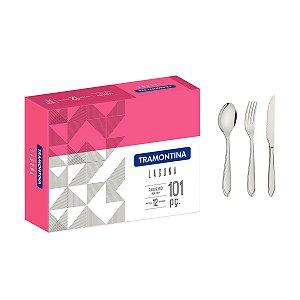 Faqueiro Aco Inox 101Pcs Laguna Tramontina 66906404