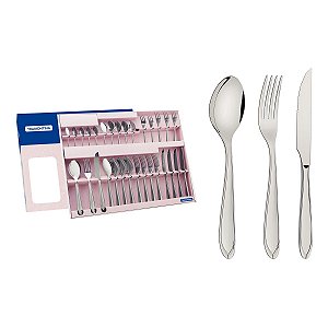 Faqueiro Aco Inox 30Pcs Laguna Tramontina 66906453