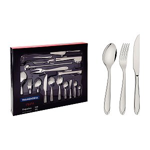 Faqueiro Aco Inox 100 Pcs Laguna Tramontina 66906854