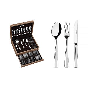 Faqueiro Aco Inox 101Pcs C/Estojo Tramontina 66911215