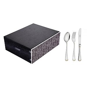 Faqueiro Aco Inox 76Pcs C/Estojo Tramontina 66915352