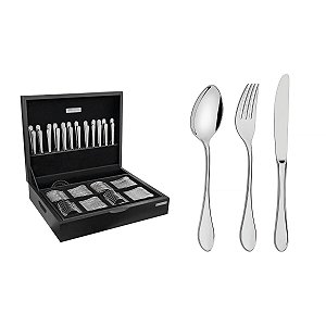 Faqueiro Aco Inox 101 Pcs Italy Tramontina 66932217