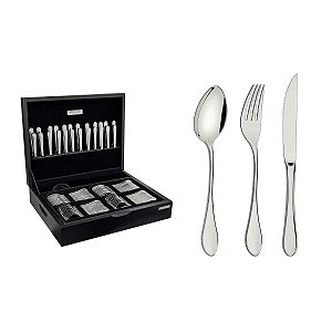 Faqueiro Aco Inox 101 Pcs Italy Tramontina 66932218