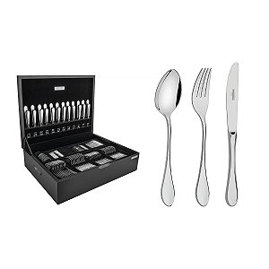 Faqueiro Aco Inox 130Pcs C/Estojo Tramontina 66932224